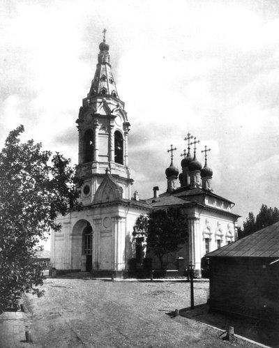 Iglesia de la Anunciación en las Orillas, cerca de Plyushchikha, Moscú de Russian Photographer